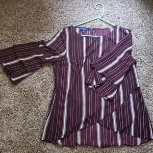 Flowy striped blouse